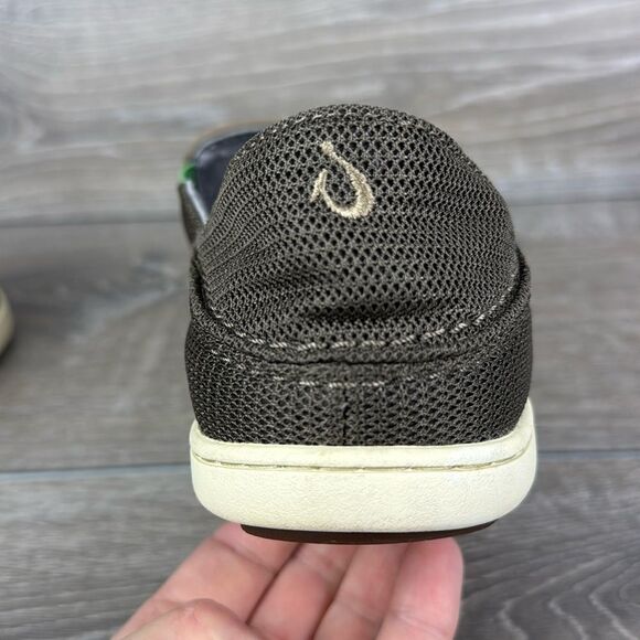 Olukai Nohea Mesh Mens Size 8/EU 41 Brown Slip On Collapsible Heel Sneakers - Picture 11 of 12